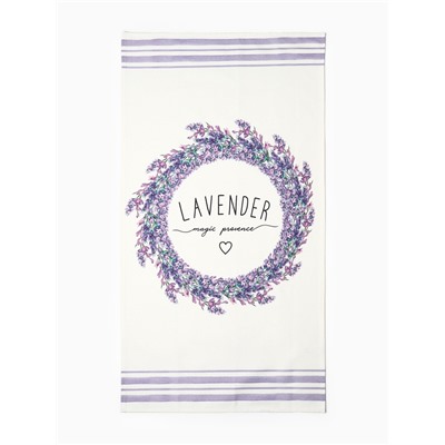 Полотенце "Этель" Lavander 40х73 см, 100% хл, саржа 190 г/м2