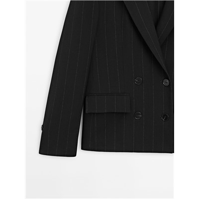 Americana traje raya diplomática