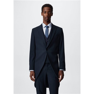 Chaqué traje slim fit -  Hombre | MANGO OUTLET España