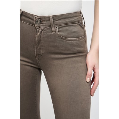 Pantalón skinny fit New Luz - Marrón