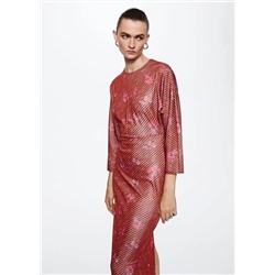 Vestido largo flores -  Mujer | MANGO OUTLET España