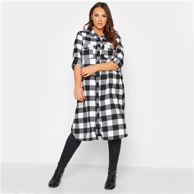 Удлиненная рубашка Plus Size