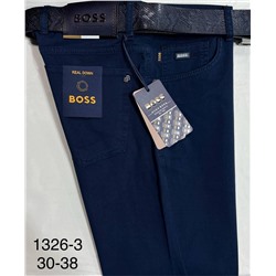 Джинсы синие Boss, люкс сегмент