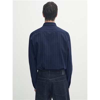 Camisa denim rayas