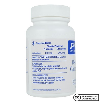 Pure Encapsulations Восстановленный глутатион 60 капсул