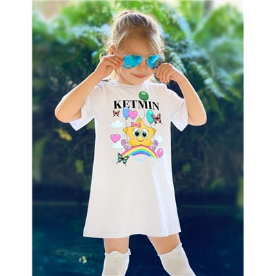 Платье для девочки KETMIN STAR MINI цв.Белый