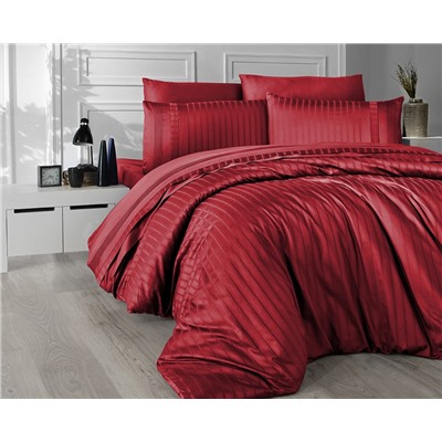 Постельное белье КАРВЕН сатин Де Люкс  N044 New Trend Red