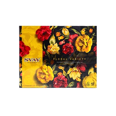 Чай ассорти SVAY yellow, 48 пирамидок