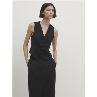 Chaleco traje corto