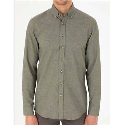 Haki Slim Fit рубашка с длинным рукавом