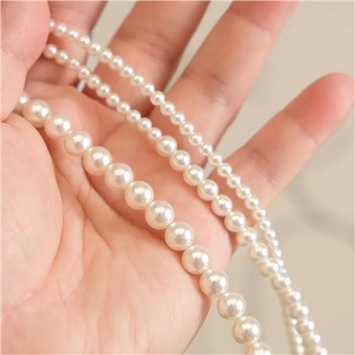Сногсшибательное колье из жемчуга   Swarovsk*i