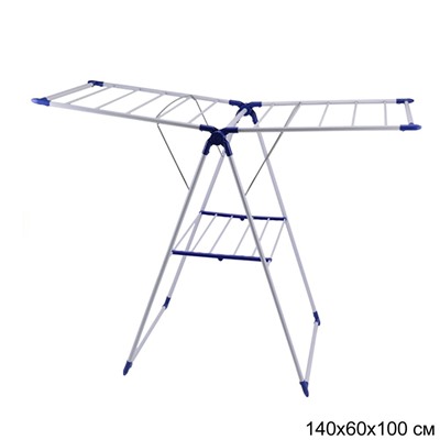 Сушилка для белья напольная 100x60x140 см / DR196 /уп 10/