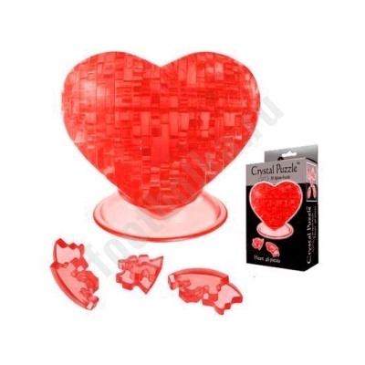 3D головоломка "Сердце"  красное арт. 90012bum