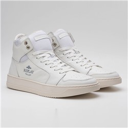Sneakers altas - cuero - blanco