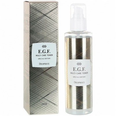 DEOPROCE EGF MULTI CARE TONER Антивозрастной тонер для лица с EGF пептидами 210мл