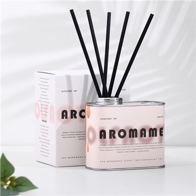 Набор диффузор ароматический "Aromame", английская груша фрезия 500мл прямоугольная банка