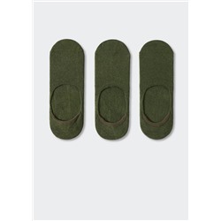 Pack calcetines invisibles -  Hombre | MANGO OUTLET España