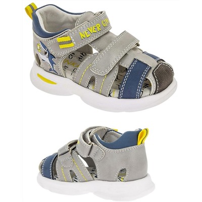 Туфли летн Kenka 501-1 grey ( 2,5)
