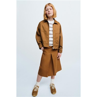 FALDA MIDI PLIEGUE TRUE NEUTRALS