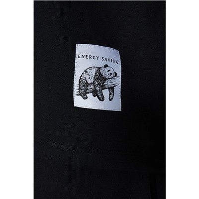 Black Future Fit Label подробный набор Pajama большого размера TMNAW24AI00003