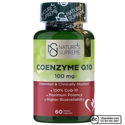 Nature's Supreme Coenzyme Q10 100 мг 60 капсул