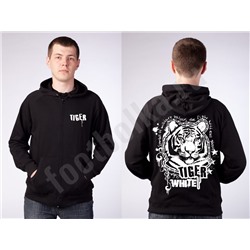 Толстовка на молнии Freedom "White Tiger"