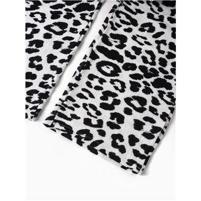 Комплект домашний женский (рубашка, брюки) KAFTAN «Муслин: leopard» размер 48-50