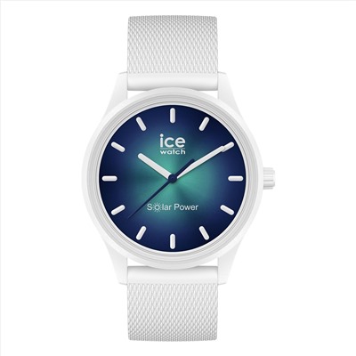 Reloj Ice Solar Power - silicona - blanco - Ø: 40 mm