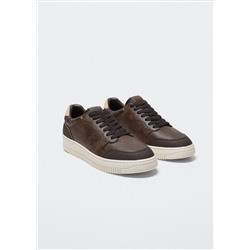 Deportiva efecto piel -  Hombre | MANGO OUTLET España