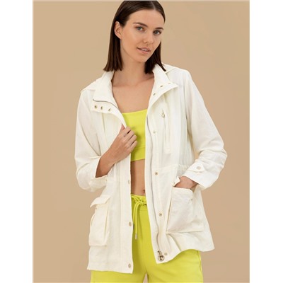 Ecru Standard Fit Seasonal Poat