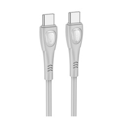 Кабель TypeC - TypeC BOROFONE BX98 60W (серый) 1м