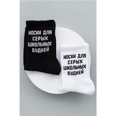 Носки детские Школьные будни (набор 2 пары)