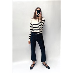 JEANS Z1975 MINI FLARE TIRO ALTO NERVIO CENTRAL