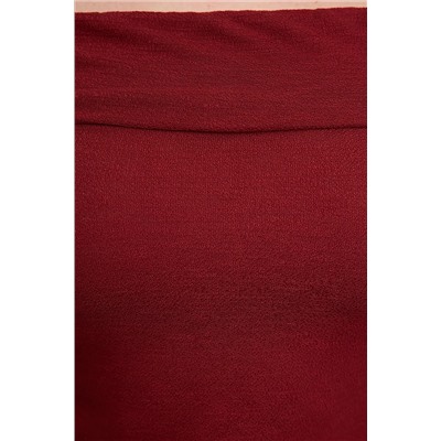 Bordeaux Carmen Neck вязание Blought Blouse TBBAW25AF00030