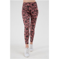 Легинсы женские из вискозы Fitness / Коралловый макси