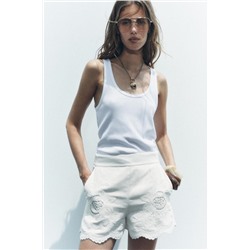 ZW COLLECTION EMBROIDERED SHORTS