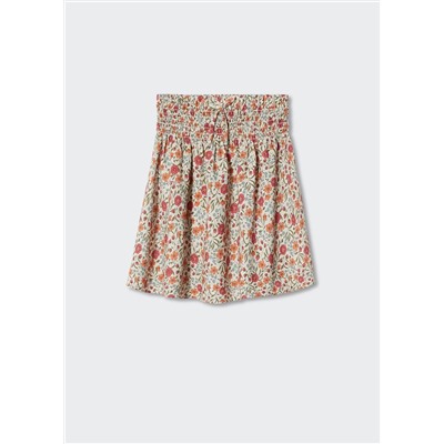 Falda estampado floral -  Niña | MANGO OUTLET España