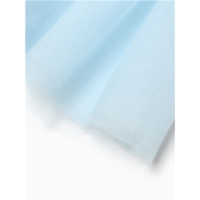 Платье нарядное детское MINAKU: PartyDress, голубое, рост 134 см