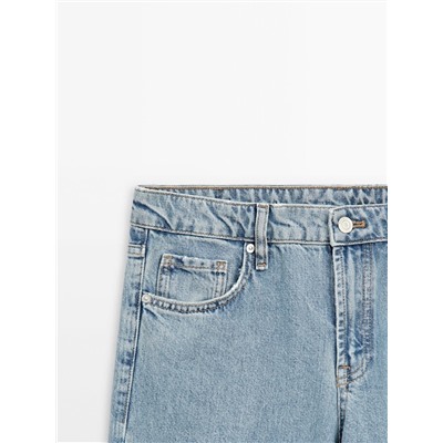 Jeans tiro bajo straight fit regular length