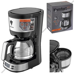 Кофеварка капельная 600Вт,0,5л, черный (1)