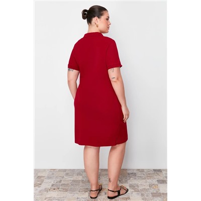 Bordeaux polo Yaka Mini Disting Plord Tbbss24ah00164