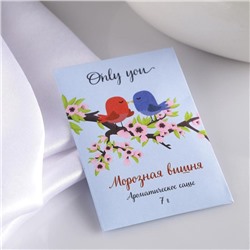 Аромасаше "Only you", морозная вишня, вес 7 г, размер 7×10.5 см