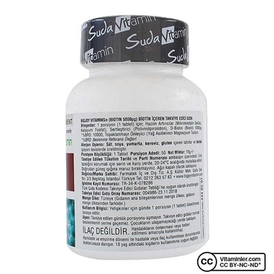 Suda Vitamin Biotin 50 Tablet