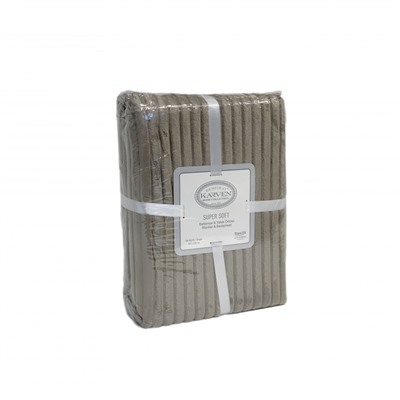 Плед KARVEN Super Soft DIAS 160*220 п/э 1.5 спальный Р 941бежевый (Акция)
