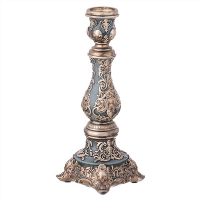 ПОДСВЕЧНИК КОЛЛЕКЦИЯ "РОКОКО", 9,8*9,8*25CM