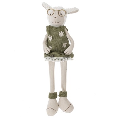 Игрушка набивная "Барашек/Овечка", L12 W10 H43/20 см, 2в.