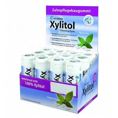 Жевательная резинка miradent Xylitol Перечная мята
