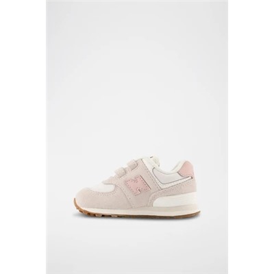 Zapatillas de piel 574 - Beige
