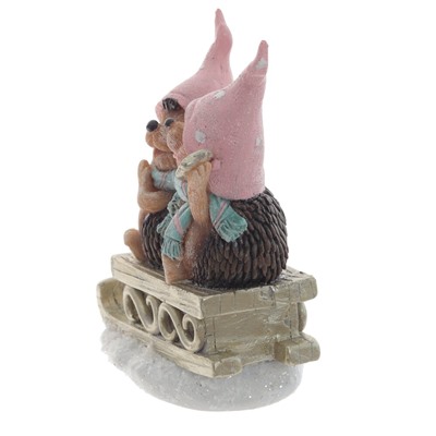 Фигурка декоративная "Ежики", L9,5 W6,5 H12,5 см