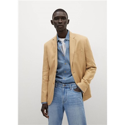 Americana slim fit 100% lino -  Hombre | MANGO OUTLET España